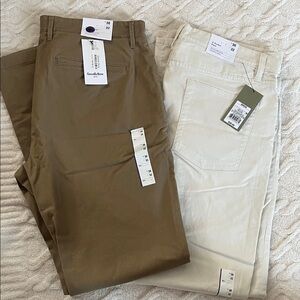 Goodfellow & Co Men's Chinos - Brown and Ivory